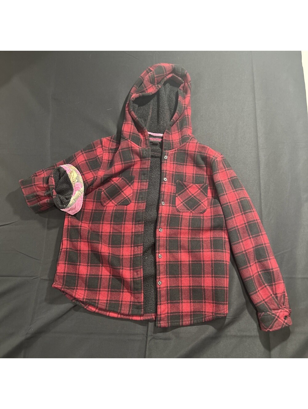 RealTree Plaid Fleece Jacket Womens Medium Hunting Outdoor